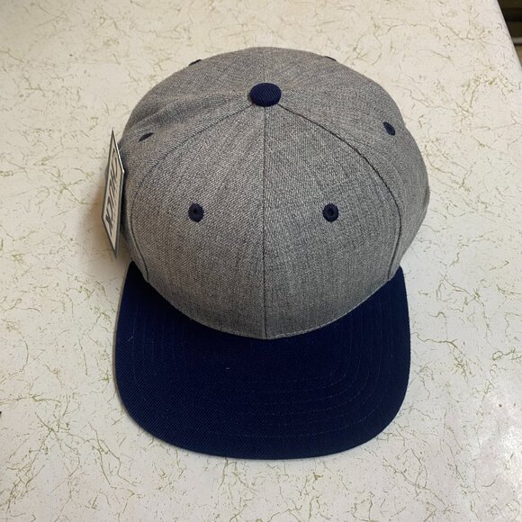 ORIGINAL CHUCK GRAY & DARK BLUE BASEBALL CAP - Picture 1 of 4